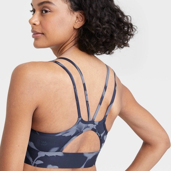 All in Motion Women's Light Support Strappy Racerback Bra | Size Large - Picture 3 of 13